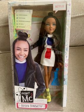 Project Mc2 Bryden Bandweth Fashion Doll — White, Blue, Red, Black